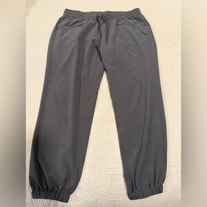 MTA Sport gray active athletic pants joggers nylon women’s xl